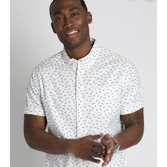 JACHS NY - Men’s Medium Oxford Golf Shirt - Picture 2 of 9